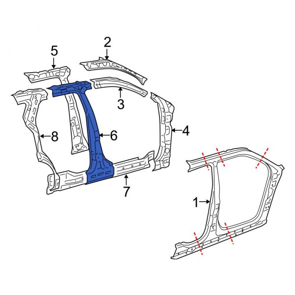 Body B-Pillar Reinforcement