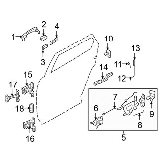 Ford OE - Rear Door - Lock & Hardware