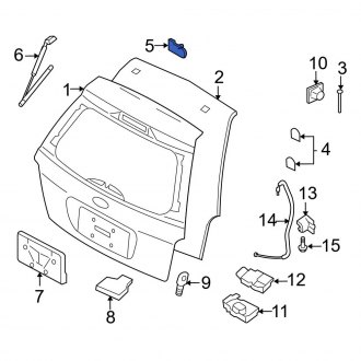 Ford Freestyle Trunk & Tailgate Hinges — CARID.com