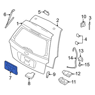 Ford OE - Front License Plate Bracket