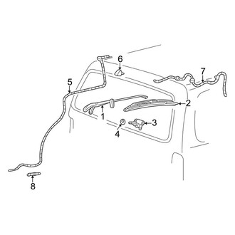 Ford OE - Lift Gate - Wiper & Washer Components