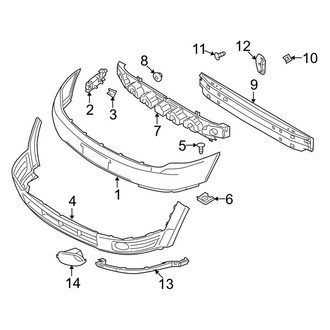 Ford OE - Front Bumper - Bumper & Components
