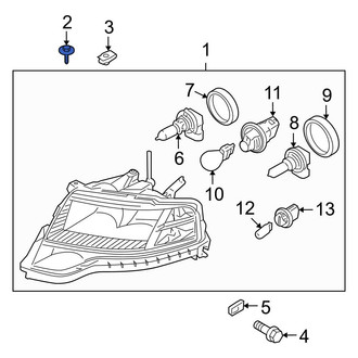 Ford OE - Headlight Mounting Bolt