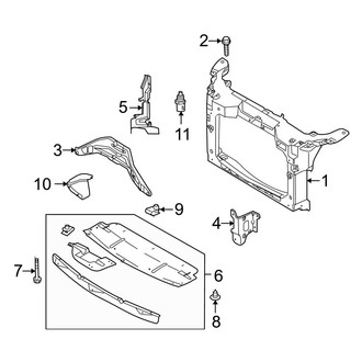Ford OE - Radiator Support