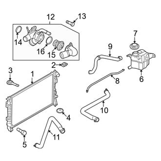 Ford OE - Cooling - Radiator & Components