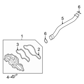 Ford OE - Cooling - Water Pump