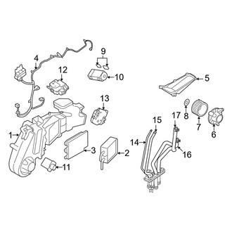 Ford OE - Air Conditioner & Heater - Auxiliary Air Conditioner