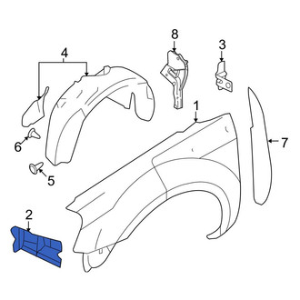 Ford OE - Right Fender Bracket