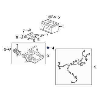Ford OE - Battery Tray Nut