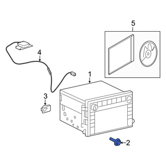 Ford OE - GPS Navigation System Screw