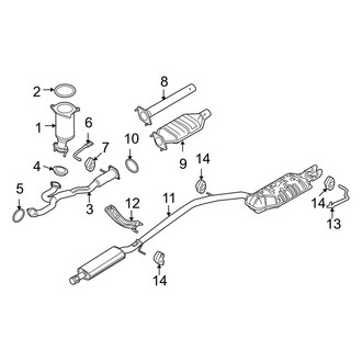 Ford OE - Exhaust System - Exhaust Components