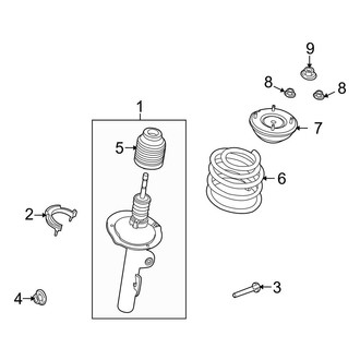 Ford OE - Front Suspension - Struts & Components