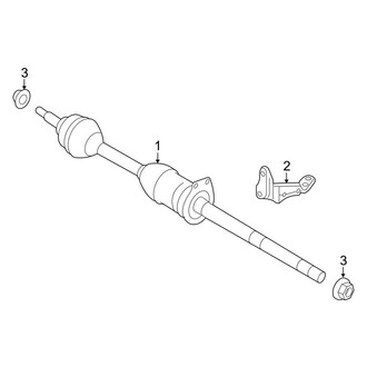Ford OE - Front Suspension - Drive Axles