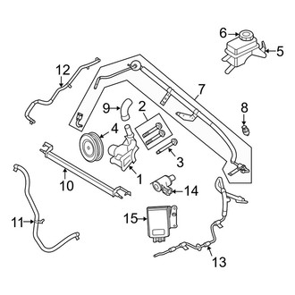 Ford OE - Steering Gear & Linkage - Pump & Hoses