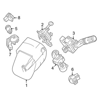 Ford OE - Steering Column - Shroud, Switches & Levers
