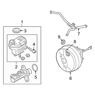 Ford OE - Cowl - Components on Dash Panel