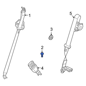 Ford OE - Center Seat Belt Lap and Shoulder Belt Bolt
