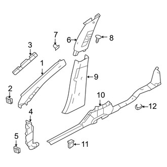 Ford OE - Pillars, Rocker & Floor - Interior Trim