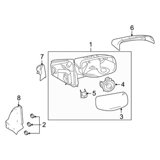 Ford OE - Front Door - Outside Mirrors