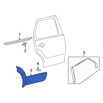 Ford OE - Rear Right Body Trim Molding