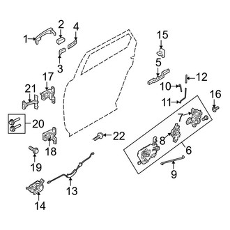Ford OE - Rear Door - Lock & Hardware