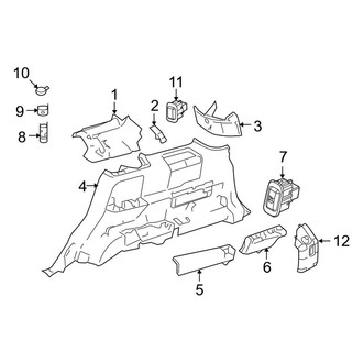 Ford OE - Quarter Panel - Interior Trim