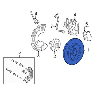Ford OE - Rear Disc Brake Rotor