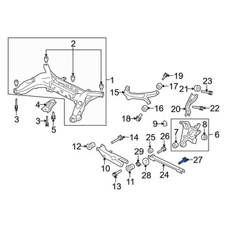 Ford OE - Suspension Shock Absorber Bolt