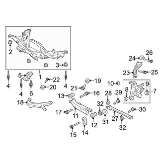 Ford OE - Rear Suspension - Suspension Components (AWD)