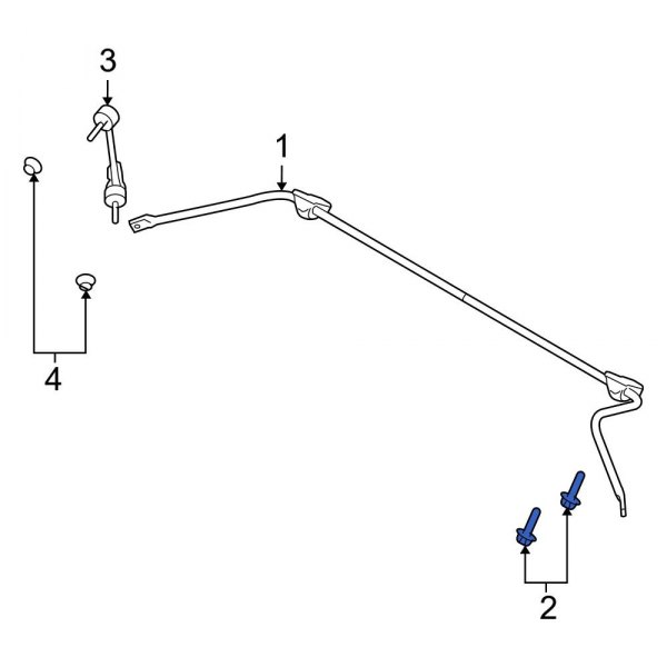 Suspension Stabilizer Bar Bracket Bolt