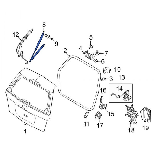 Liftgate Lift Support