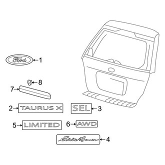 Ford OE - Lift Gate - Exterior Trim