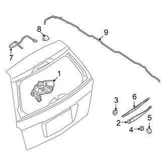 Ford OE - Lift Gate - Wiper & Washer Components