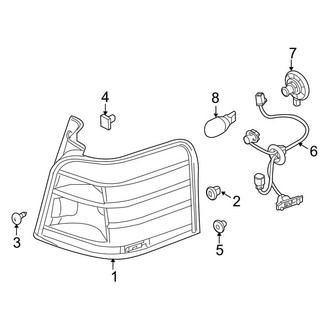 Ford OE - Rear Lamps - Tail Lamps