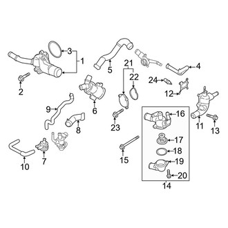 Ford OE - Cooling - Water Pump