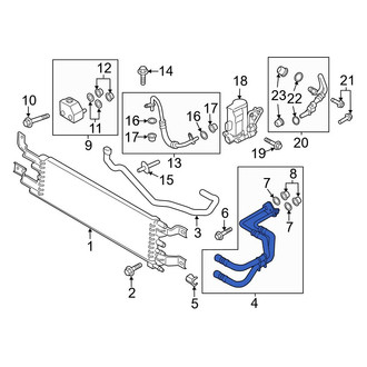 Ford OE - Automatic Transmission Oil Cooler Hose Assembly
