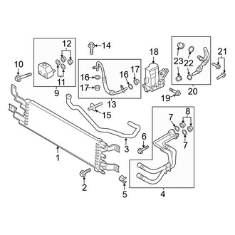 Ford OE - Cooling - Trans Oil Cooler (2.0L)