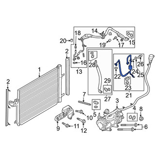 Ford OE - A/C Refrigerant Discharge Hose