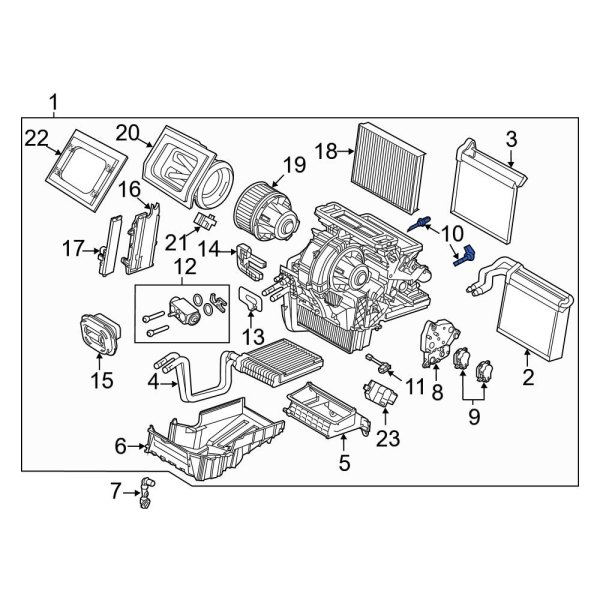 A/C Evaporator Temperature Sensor