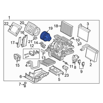 Ford OE - HVAC Blower Motor Assembly