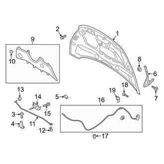 Ford OE - Hood & Components
