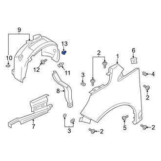 Ford OE - Fender Liner Retainer