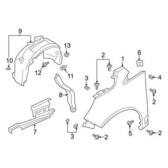 Ford OE - Fender & Components (Hybrid), (Hybrid SE / Hybrid SEL)