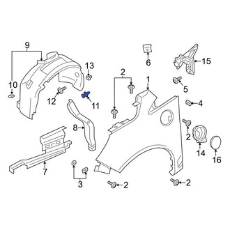 Ford OE - Fender Liner Rivet