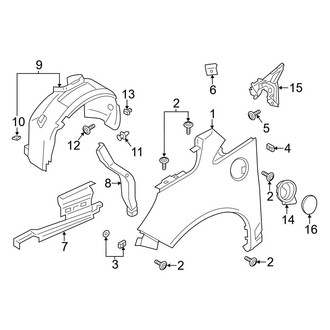 Ford OE - Fender & Components (Energi SEL)