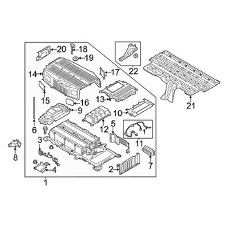 Ford OE - Electrical - Battery (High Voltage), (Hybrid SE / Hybrid SEL)