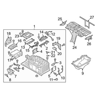 Ford OE - Electrical - Battery (Energi, High Voltage), (Energi SEL)