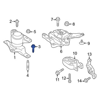 Ford OE - Engine Mount Bolt