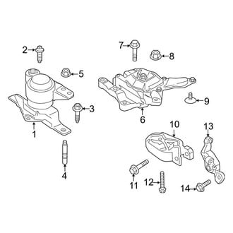 Ford OE - Engine / Transaxle - Engine & Transmission Mounting