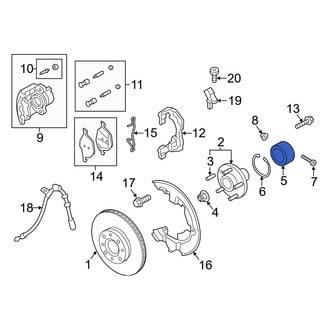 Ford OE - Front Wheel Bearing